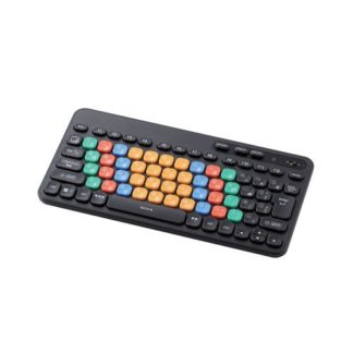 TK-FS10BMKBK<BR>パソコン学習用キーボード/KEY PALETTO/Bluetooth/Windows/ChromeOS用/メンブレン式/ミニサイズ/抗菌/ブラック<BR>エレコム㈱