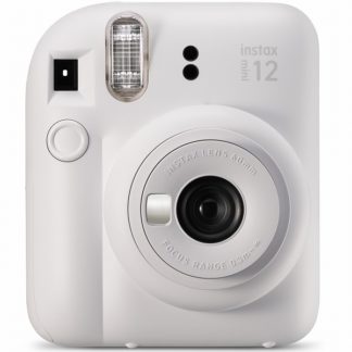 INS MINI 12 WHITEインスタントカメラ　チェキ　 INSTAX mini 12 クレイホワイト富士フイルム㈱