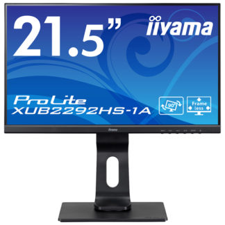 XUB2292HS-B1A液晶ディスプレイ 21.5型/1920×1080/HDMI、D-Sub、DisplayPort/ブラック/スピーカー：あり㈱マウスコンピューター／ｉｉｙａｍａ