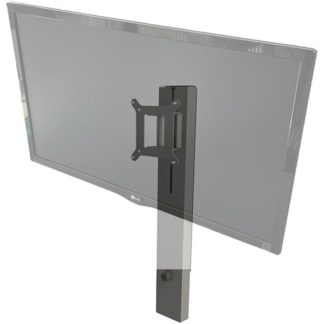 DSSG<BR>机上ラック モニタースタンド グレー<BR>㈱一ノ坪製作所