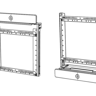 TCVM-WRB4040Room Bar用マウントキット4040㈱一ノ坪製作所