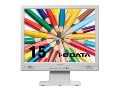 LCD-SAX151DWスクエア液晶ディスプレイ 15型/1024×768/アナログRGB、DVI-D/ホワイト/スピーカー：あり/広視野角パネル採用、目に優しい機能搭載/「5年保証」㈱アイ・オー・データ機器