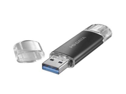 U3C-STD128G/KUSB-A＆USB-C搭載USBメモリー（USB3.2 Gen1） 128GB ブラック㈱アイ・オー・データ機器