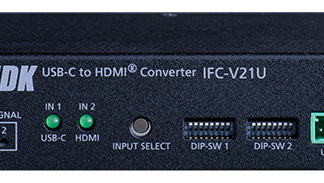 IFC-V21U<BR>2入力1出力 USB-C to HDMIコンバーター<BR>㈱アイ・ディ・ケイ