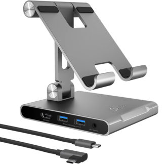 JTS224<BR>ドッキングタブレットスタンド　USB-C 4K60 7in1<BR>Ｋａｉｊｅｔ　（ｊ５　ｃｒｅａｔｅ）