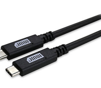 JM-U3CC02/100W<BR>10Gbps対応USB3.2アクティブ USB Type-Cケーブル 2m<BR>ジャパンマテリアル㈱