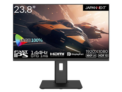 JN-238Gi144FHDR-HSPゲーミング液晶ディスプレイ/23.8型/1920×1080/HDMI×2、DP×2/ブラック/スピーカー：無㈱ＪＡＰＡＮＮＥＸＴ