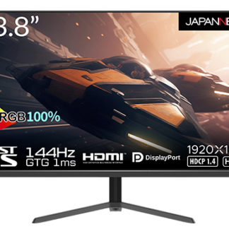 JN-238Gi144FHDR<BR>ゲーミング液晶ディスプレイ/23.8型/1920×1080/HDMI×2、DP×2/ブラック/スピーカー：無<BR>㈱ＪＡＰＡＮＮＥＸＴ