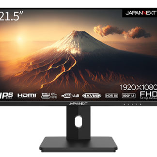 JN-I215FLFHSP-C65W液晶ディスプレイ/21.5型/1920×1080/HDMI×1、USB Type-C×1/ブラック/スピーカー：有㈱ＪＡＰＡＮＮＥＸＴ