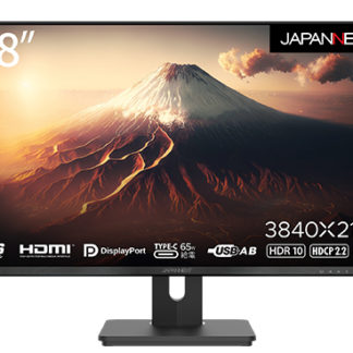 JN-IPS282UHDR-C65W液晶ディスプレイ/28型/3840×2160/HDMI×1、DP×1、USB Type-C×1/ブラック/スピーカー：有㈱ＪＡＰＡＮＮＥＸＴ