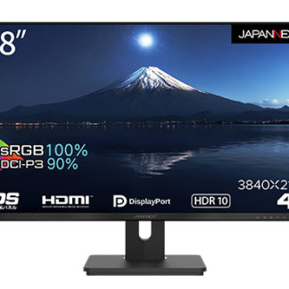 JN-IPS28FLUHDR-HSP<BR>液晶ディスプレイ/28型/3840×2160/HDMI×2、DP×1/ブラック/スピーカー：有<BR>㈱ＪＡＰＡＮＮＥＸＴ