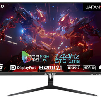JN-IPS28G144UHDR<BR>ゲーミング液晶ディスプレイ/28型/3840×2160/HDMI×2、DP×2/ブラック/スピーカー：有<BR>㈱ＪＡＰＡＮＮＥＸＴ
