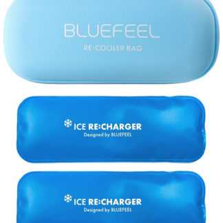 BLF25132<BR>BLUEFEEL ネッククーラー 再冷却バッグセット<BR>㈱ロア・インターナショナル