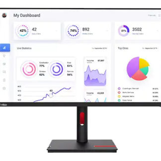 63D1RAR1JP<BR>ThinkVision P32p-30 （31.5型/3840×2160/DisplayPort x1、HDMI x1、USB Type-C x2/黒/スピーカーなし）<BR>レノボ・ジャパン（同）