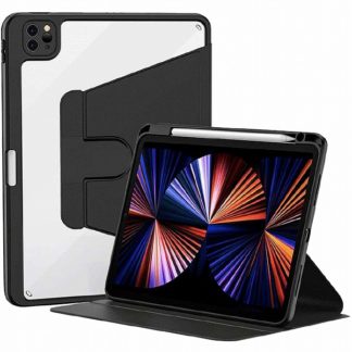 MDS-HCIPA4FL360BK2<BR>iPad Air（第5・4世代）10.9対応 フラップケース（360度） ブラック<BR>㈱エムディーエス