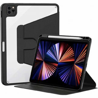 MDS-HCIPP11G3FL360BK2<BR>iPad Pro 11（第4・3・2世代）対応 フラップケース（360度） ブラック<BR>㈱エムディーエス