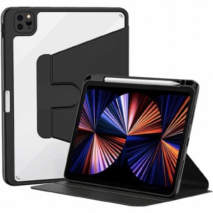 MDS-HCIPP11G3FL360BK2iPad Pro 11（第4・3・2世代）対応 フラップケース（360度） ブラック㈱エムディーエス