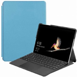 MDS-HCSFG3FLLBU<BR>Microsoft Surface Go 3/Go 2/Go対応 フラップケース ライトブルー<BR>㈱エムディーエス