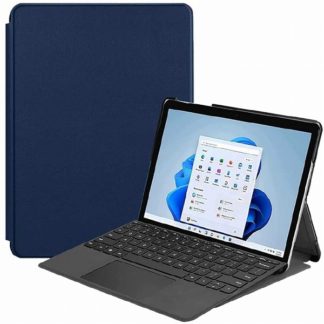 MDS-HCSFG3FLNV<BR>Microsoft Surface Go 3/Go 2/Go対応 フラップケース ネイビー<BR>㈱エムディーエス