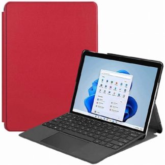 MDS-HCSFG3FLRD<BR>Microsoft Surface Go 3/Go 2/Go対応 フラップケース レッド<BR>㈱エムディーエス