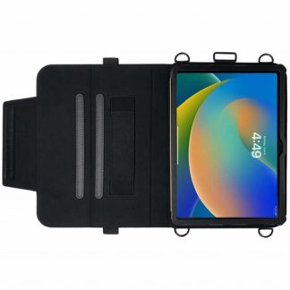 MDS-TCCIP109G10BK<BR>iPad 10.9（第10世代）対応 手帳型レザーケース ブラック<BR>㈱エムディーエス