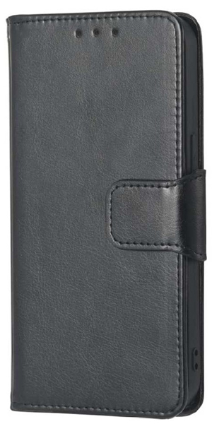 MDS-TCCIP14BK<BR>iPhone 14 Plus対応 手帳型レザーケース ブラック<BR>㈱エムディーエス