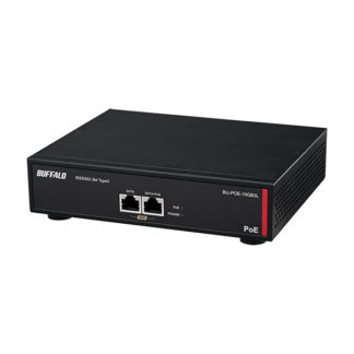 BIJ-POE-10GB3L<BR>法人向け 10G対応 PoEインジェクター 低温対応 btモデル<BR>㈱バッファロー