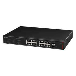 BS-GS2116<BR>法人向け レイヤー2 Giga スマートスイッチ<BR>㈱バッファロー