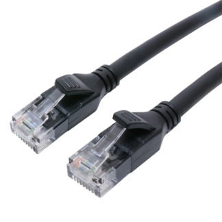 C6A-03BK<BR>CAT6A　LANケーブル　スタンダート　ブラック　3m　<BR>㈱ミヨシ