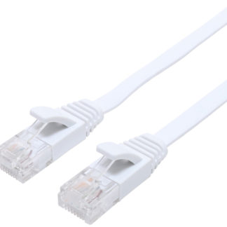 C6A-F02WH<BR>CAT6A LANケーブル 極うすフラット 2m ホワイト<BR>㈱ミヨシ
