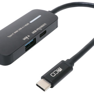 USA-PHA1<BR>USB PD対応 USB Type-C - USB A/HDMI変換アダプタ<BR>㈱ミヨシ