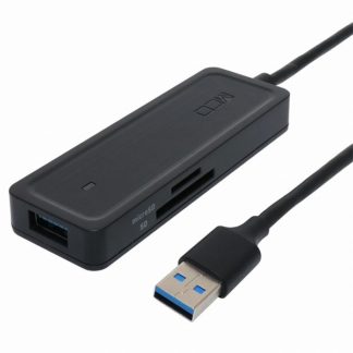 USH-10G2A/BK<BR>USB3.2 Gen2対応USBハブ カードリーダ USB A ブラック<BR>㈱ミヨシ