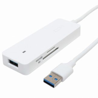 USH-10G2A/WHUSB3.2 Gen2対応USBハブ カードリーダ USB A ホワイト㈱ミヨシ