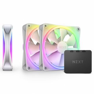 RF-D12TF-W1<BR>F120 RGB DUO ケースファン TRIPLE PACK & RGB Controller White<BR>ＮＺＸＴ