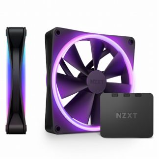 RF-D14DF-B1F140 RGB DUO ケースファン TWIN PACK & RGB Controller BlackＮＺＸＴ