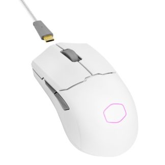 MM-712-WWOH1<BR>MM712 White ゲーミングマウス<BR>ＣｏｏｌｅｒＭａｓｔｅｒ