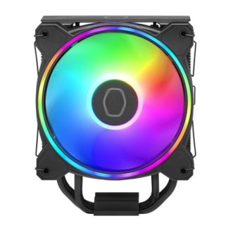 RR-S4KK-20PA-R1<BR>Hyper 212 Halo Black / ARGBファン搭載 CPU FAN /高さ154mm/LGA1700 LGA1200 LGA1151 LGA1150 LGA1155 LGA1156 AM5 AM4対応/ブラックモデル<BR>ＣｏｏｌｅｒＭａｓｔｅｒ