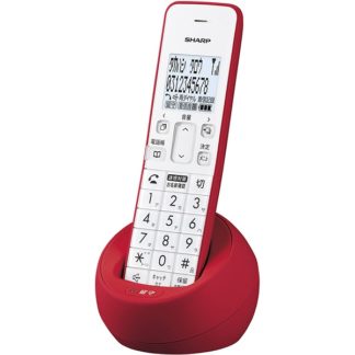 JD-S09CL-R<BR>デジタルコードレス電話機（子機1台） レッド系<BR>シャープ㈱