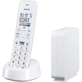 JD-SF3CL-Wデジタルコードレス電話機（子機1台タイプ） ホワイト系シャープ㈱