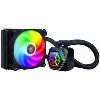 SST-PF120-ARGB-V2<BR>RGB水冷CPUクーラー 120mm<BR>ＳｉｌｖｅｒＳｔｏｎｅ