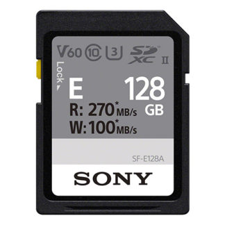 SF-E128A<BR>SDXC UHS-II メモリーカード Class10 128GB<BR>ソニー㈱