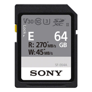SF-E64A<BR>SDXC UHS-II メモリーカード Class10 64GB<BR>ソニー㈱