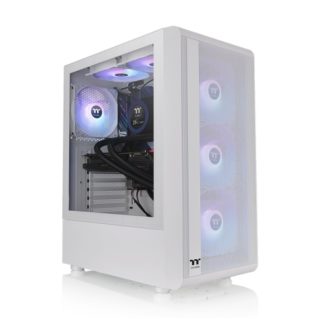 CA-1X2-00M6WN-00<BR>ミドルタワー型PCケース S200 TG ARGB Snow Edition<BR>Ｔｈｅｒｍａｌｔａｋｅ