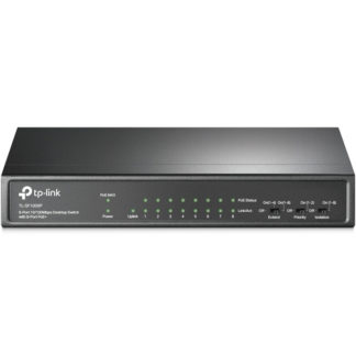 TL-SF1009P(UN)<BR>9ポート10/100Mbps デスクトップスイッチ（8 PoE+ポート搭載）<BR>ティーピーリンクジャパン㈱