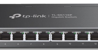 TL-SG116P(UN)<BR>16ポート ギガビット デスクトップ スイッチングハブ（16PoE+ポート搭載）<BR>ティーピーリンクジャパン㈱