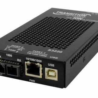 S3220-1014-JP<BR>1000Base-LX/10/100/1000Base-T(RJ-45)/SC/シングルモード/1310nm/10km<BR>Ｔｒａｎｓｉｔｉｏｎ　Ｎｅｔｗｏｒｋｓ
