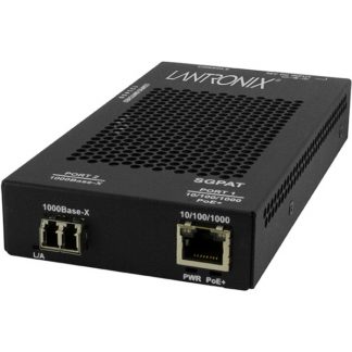 SGPAT1039-105-JP<BR>10/100/1000Base-T PoE+ (RJ-45) [100m] to 1000Base-SX 850nm multimode (LC) [62.5μm: 220m] [50μm:550m ]<BR>Ｔｒａｎｓｉｔｉｏｎ　Ｎｅｔｗｏｒｋｓ