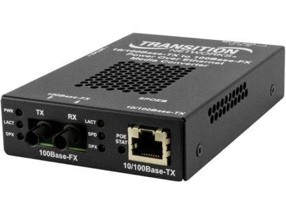 SPOEB1011-105-JP10/100Base-TX (RJ-45) [100m] to 100Base-FX 1300nm multimode (ST) [2km]Ｔｒａｎｓｉｔｉｏｎ　Ｎｅｔｗｏｒｋｓ