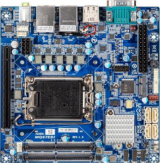 mITX-Q67EB<BR>GIGAIPC 産業用Mini-ITXマザーボード チップセットQ670E 第12/13世代CPU対応<BR>Ｖ－ｎｅｔ　ＡＡＥＯＮ㈱